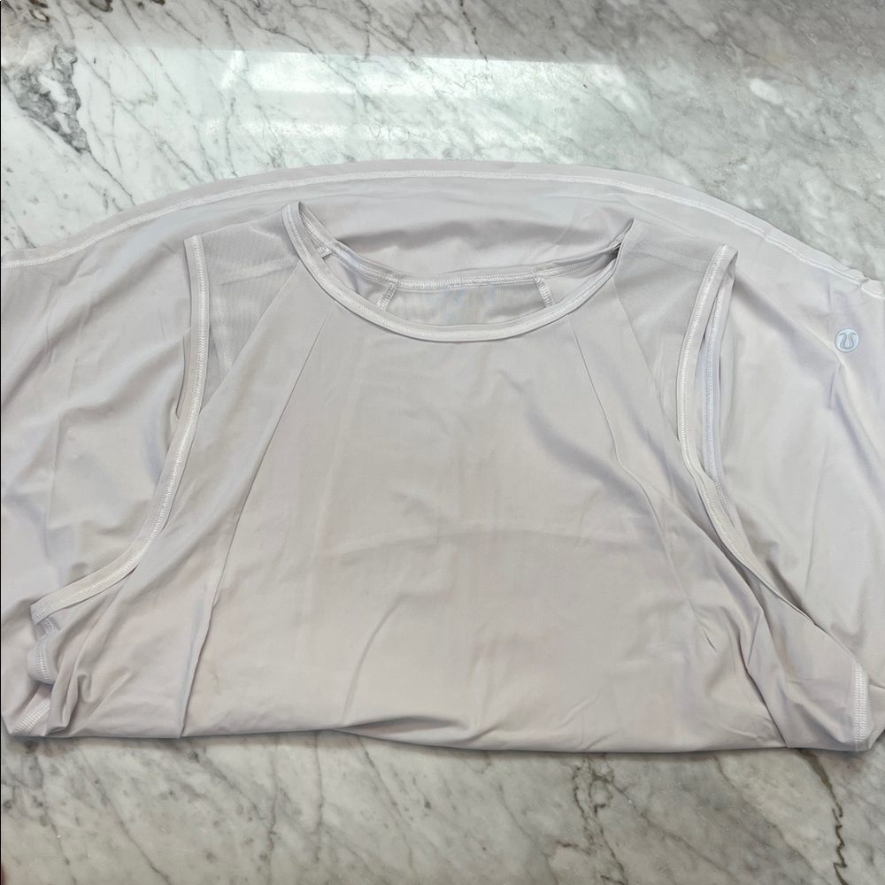 lululemon athletica White Sculpt Tank Top size 6